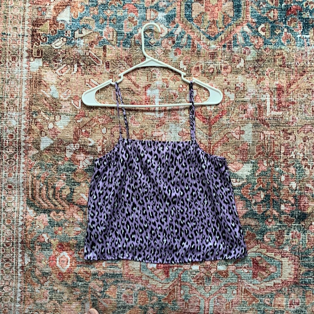 BP leopard print tank top